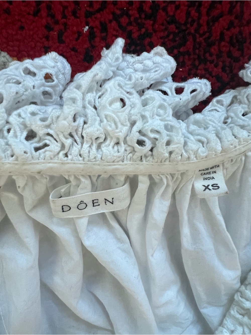 VGUC Doen Iona Dress in Salt Size XS - Picture 6 of 10